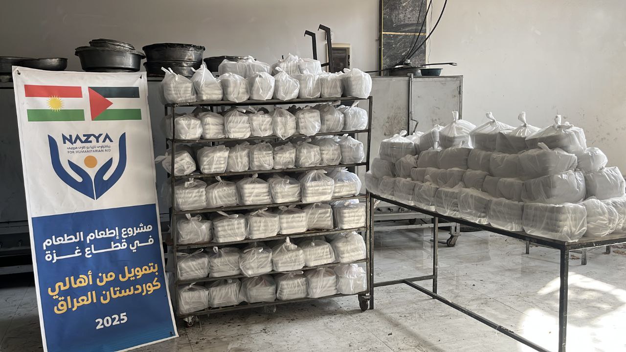 Emergency Food Aid Distribution in Gaza