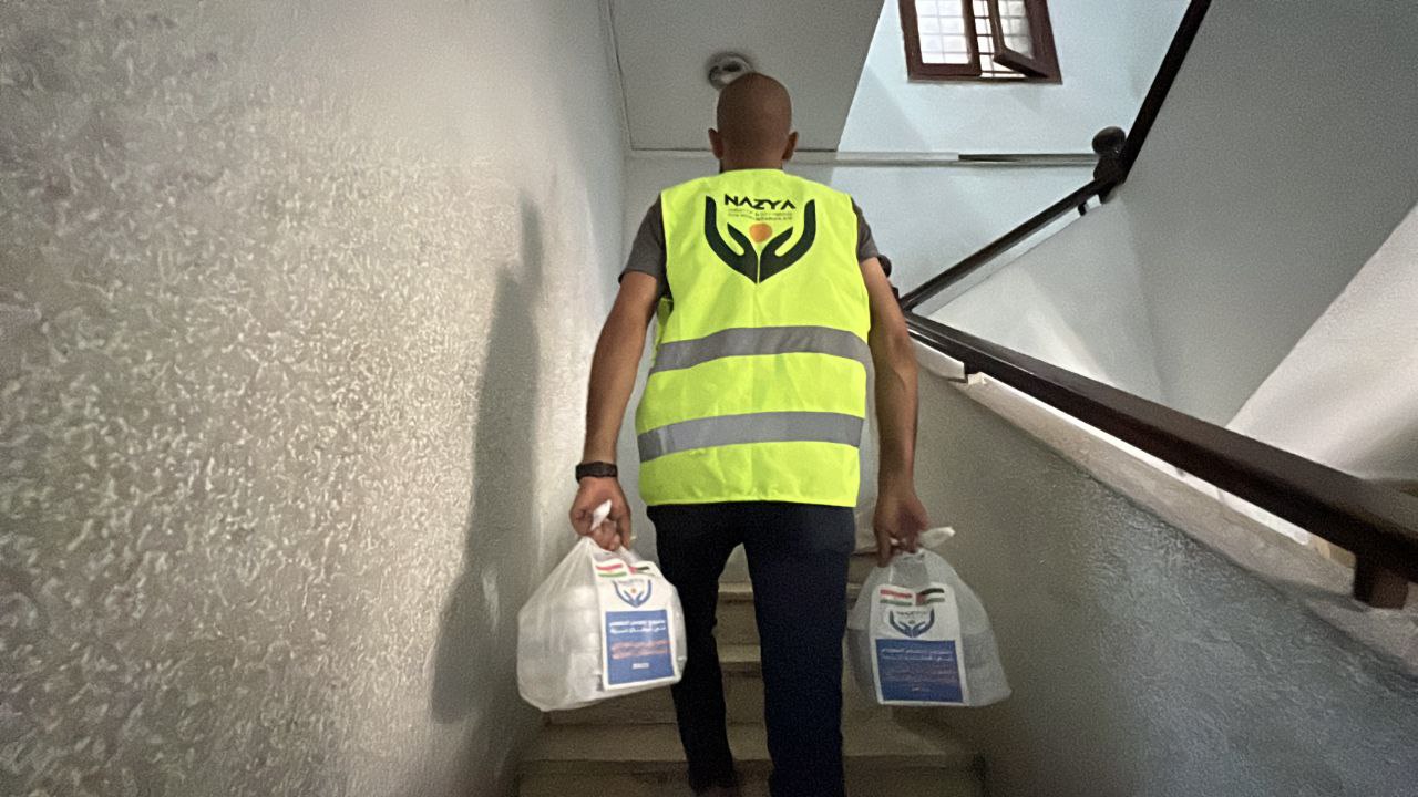 Emergency Food Aid Distribution in Gaza | Nazya Humanitarian Aid, Gaza, Palestine