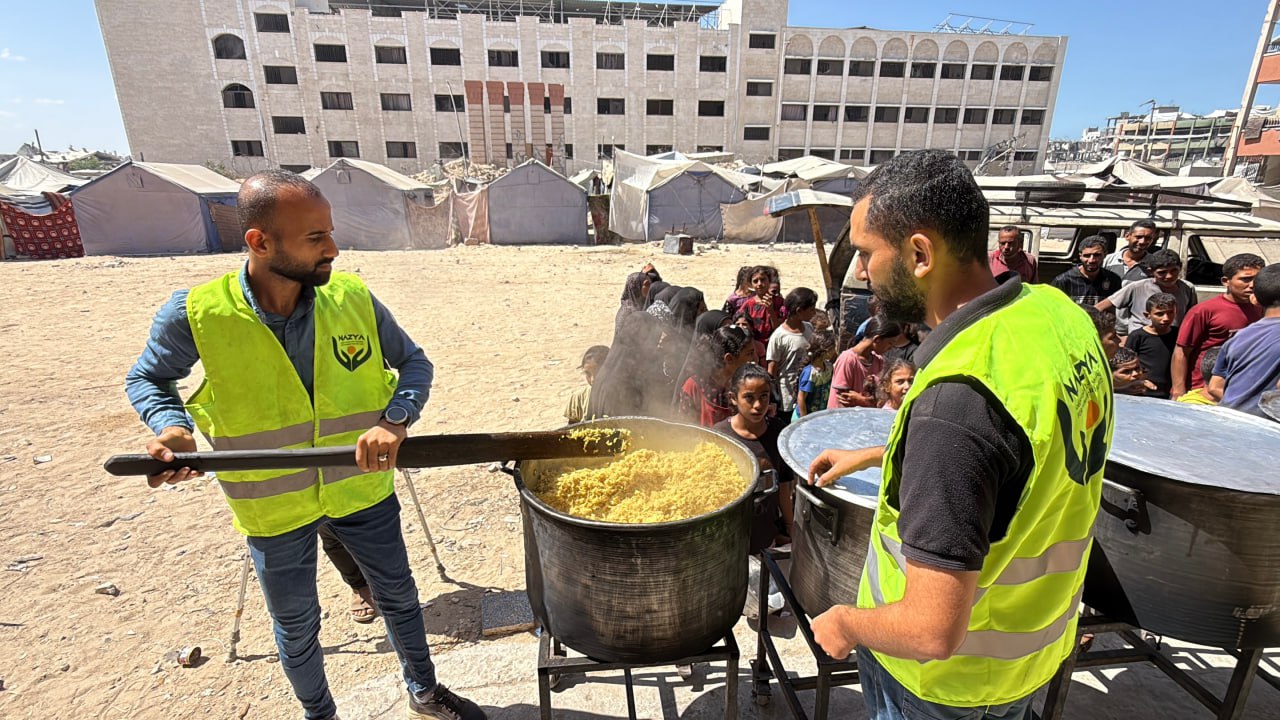 Emergency Food Aid Distribution in Gaza | Nazya Humanitarian Aid, Gaza, Palestine