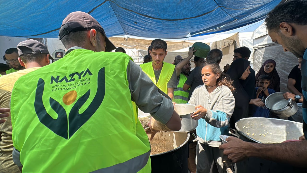 Emergency Food Aid Distribution in Gaza | Nazya Humanitarian Aid, Gaza, Palestine