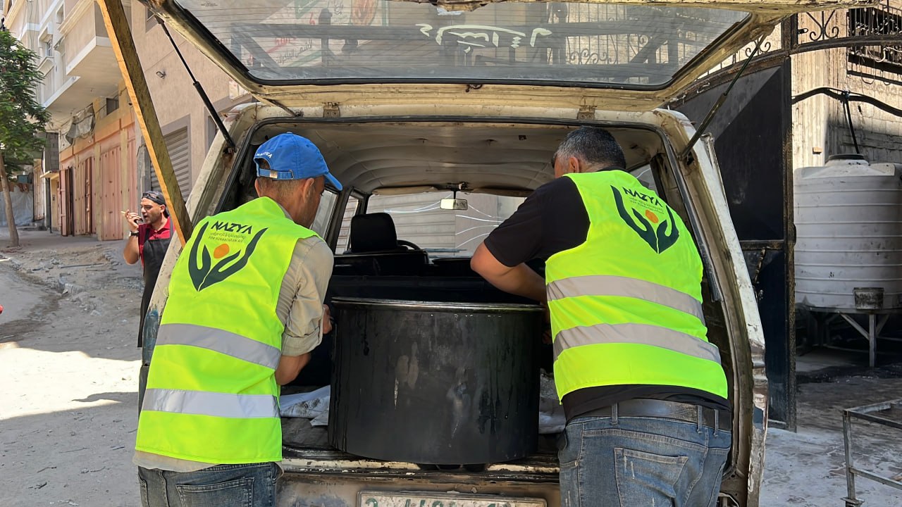 Emergency Food Aid Distribution in Gaza | Nazya Humanitarian Aid, Gaza, Palestine