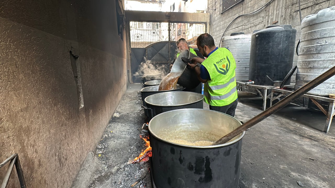 Emergency Food Aid Distribution in Gaza | Nazya Humanitarian Aid, Gaza, Palestine