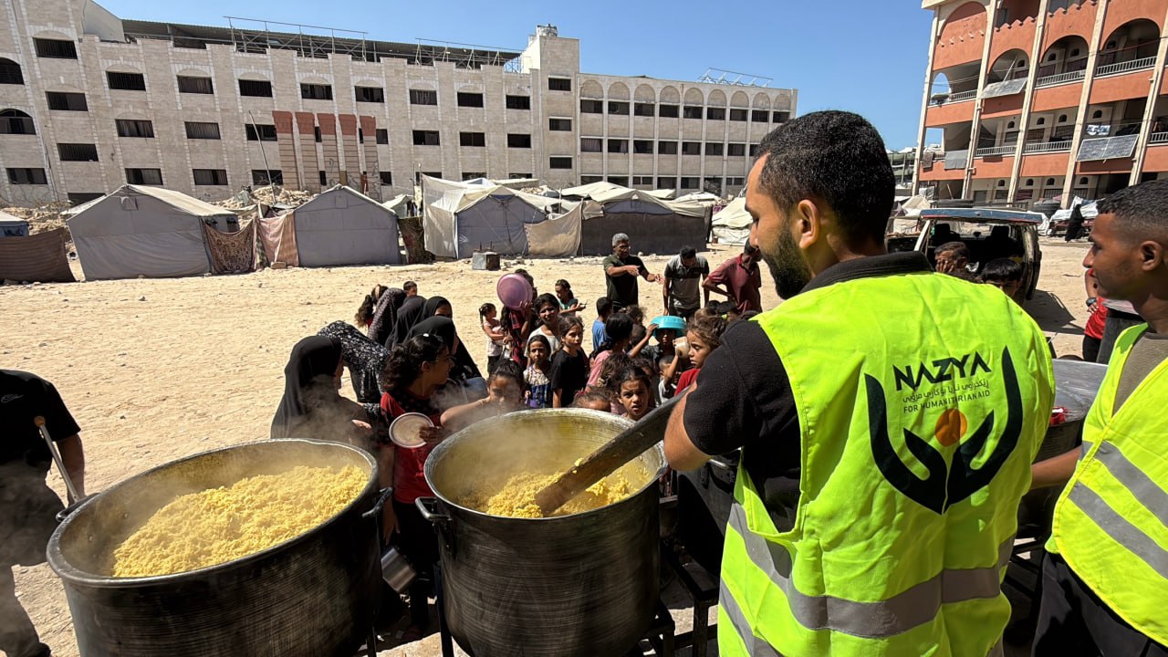 Emergency Food Aid Distribution in Gaza | Nazya Humanitarian Aid, Gaza, Palestine