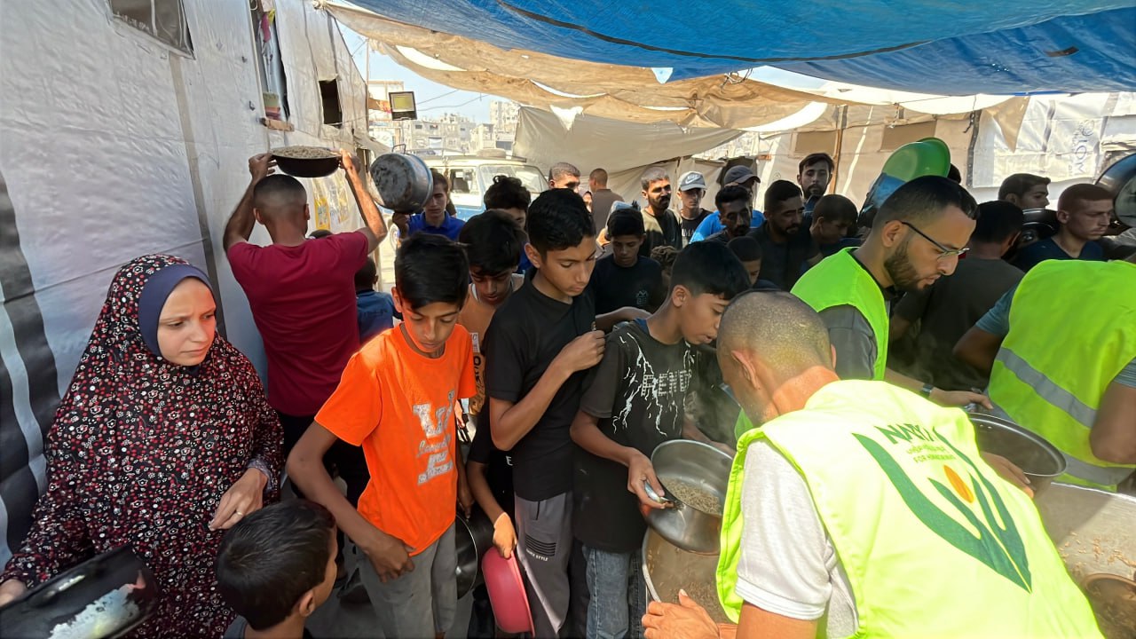 Emergency Food Aid Distribution in Gaza | Nazya Humanitarian Aid, Gaza, Palestine