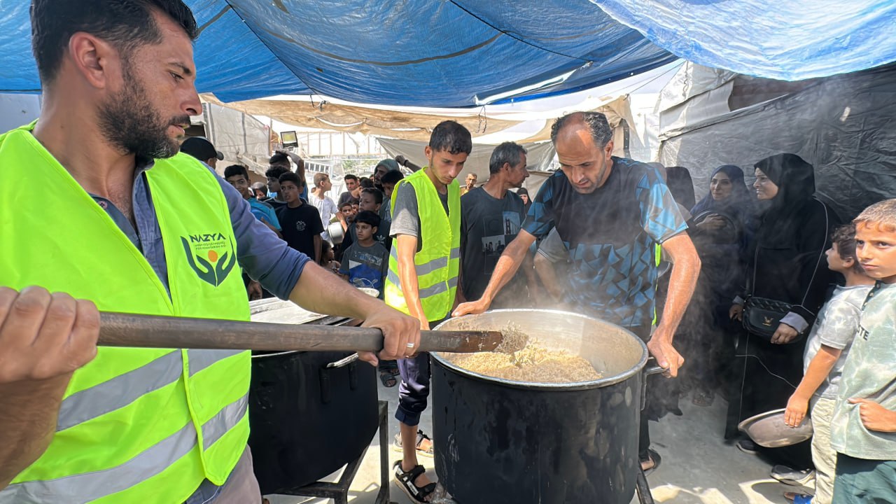 Emergency Food Aid Distribution in Gaza | Nazya Humanitarian Aid, Gaza, Palestine