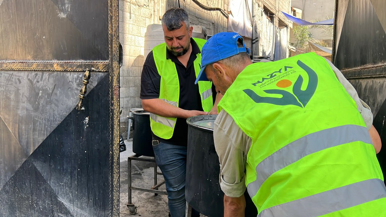 Emergency Food Aid Distribution in Gaza | Nazya Humanitarian Aid, Gaza, Palestine