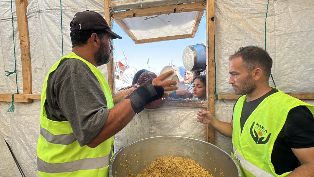 Emergency Food Aid Distribution in Gaza | Nazya Humanitarian Aid, Gaza, Palestine